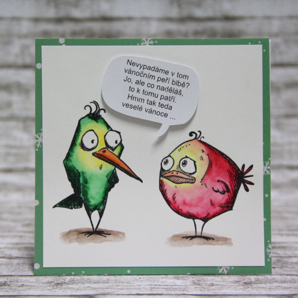 Cards with crazy birds | Kate Crafts
