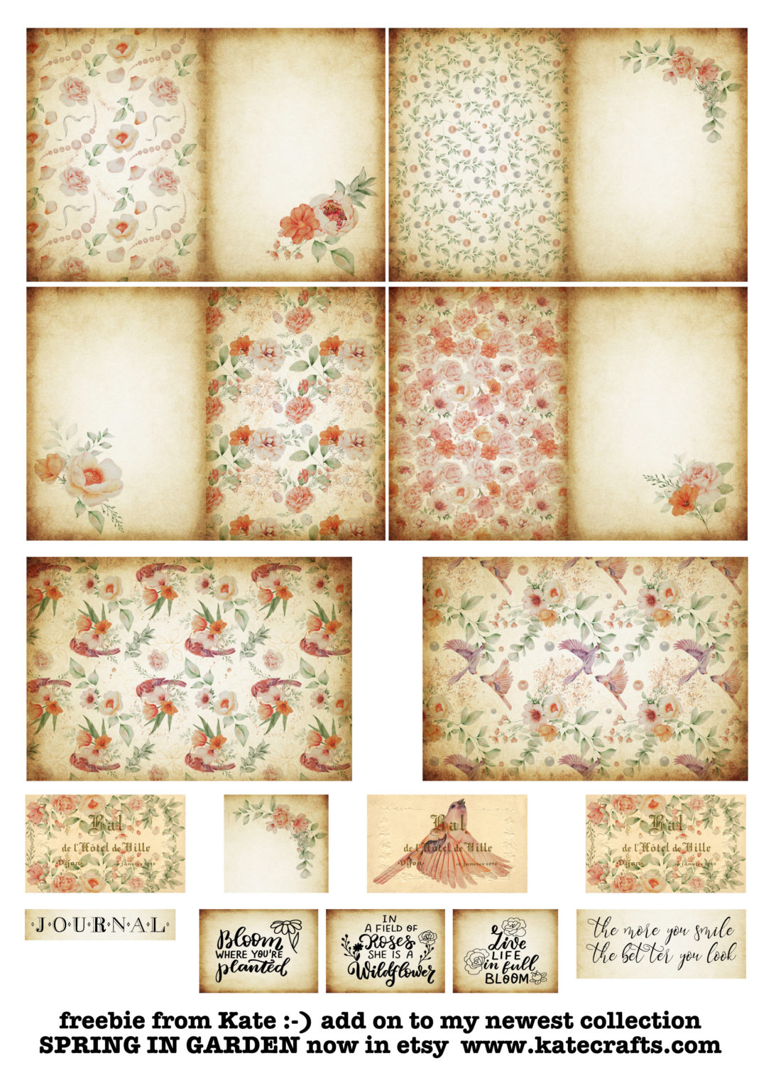 NEW FREEBIE | Kate Crafts